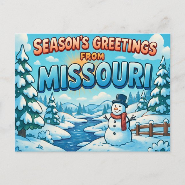 MISSOURI Postcard (Front)