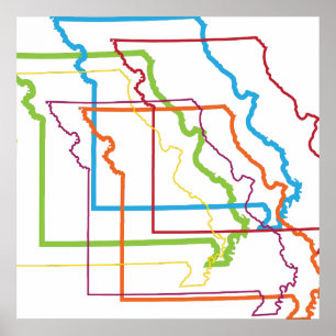 missouri pride blur poster