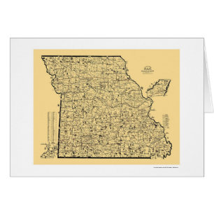 Missouri Railroad Map 1897
