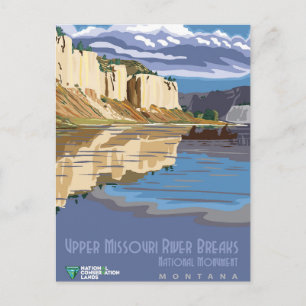 Missouri River Breaks National Monument Montana Postcard