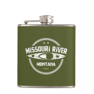 Missouri River, Montana Hip Flask