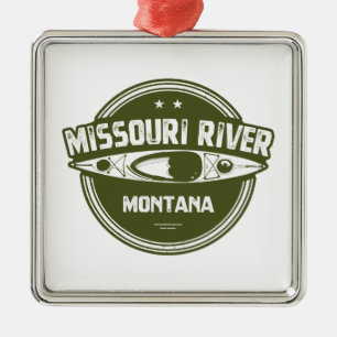Missouri River, Montana Metal Tree Decoration
