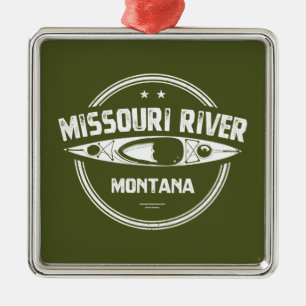 Missouri River, Montana Metal Tree Decoration