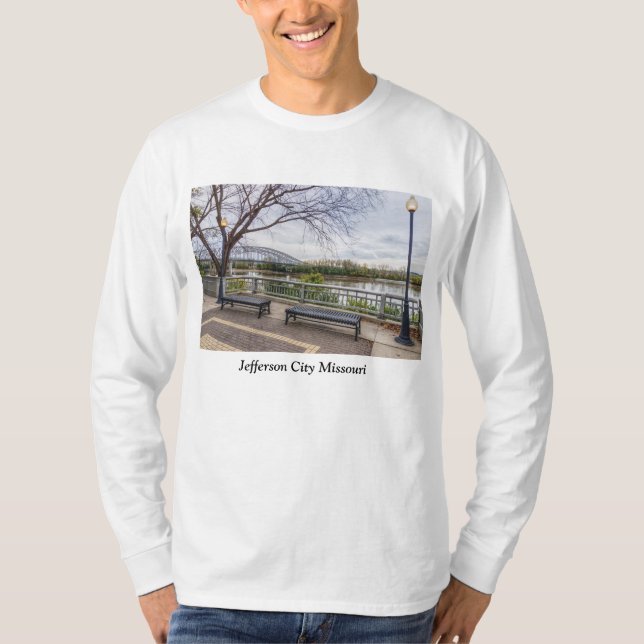 Missouri River View Long Sleeve T-Shirt (Front)