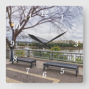 Missouri River View Wall Clock