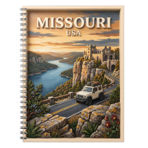 Missouri Road Trip Lake Ozarks Castle SUV Vintage