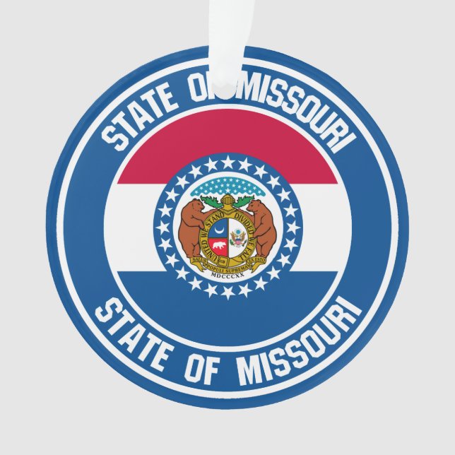 Missouri Round Emblem Ornament (Front)