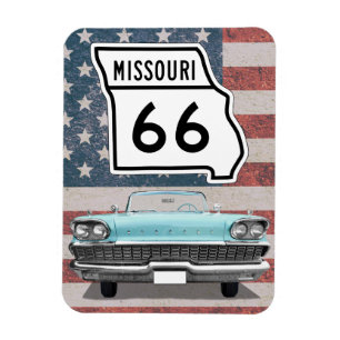 Missouri Route 66 Magnet