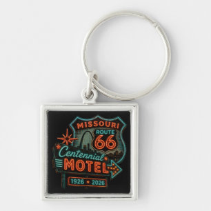 Missouri Route 66 Road Trip Keepsake Key Ring