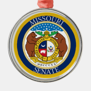MISSOURI SENATE METAL TREE DECORATION