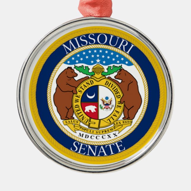 MISSOURI SENATE METAL TREE DECORATION (Front)