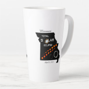 Missouri Solar Eclipse Latte Mug