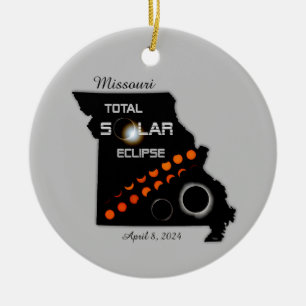 Missouri Solar Eclipse Ornament
