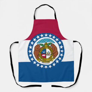 Missouri State Flag Apron