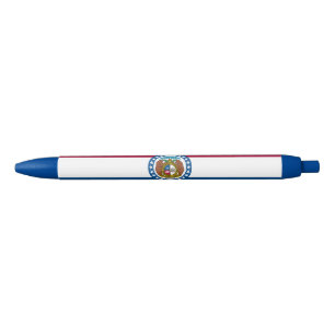 Missouri State Flag Blue Ink Pen