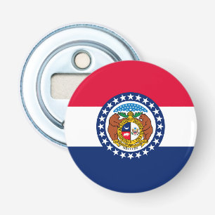 Missouri State Flag Design Bottle Opener