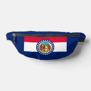 Missouri State Flag Design Bum Bags