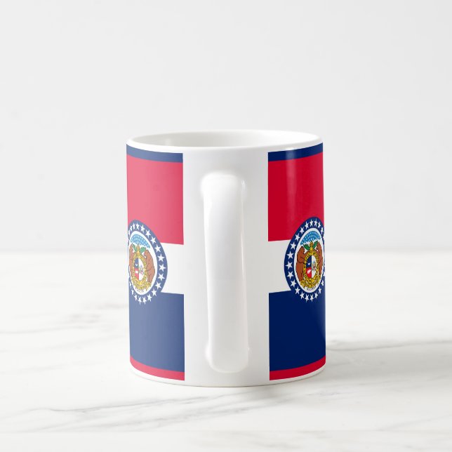 Missouri State Flag Design Coffee Mug (Handle)