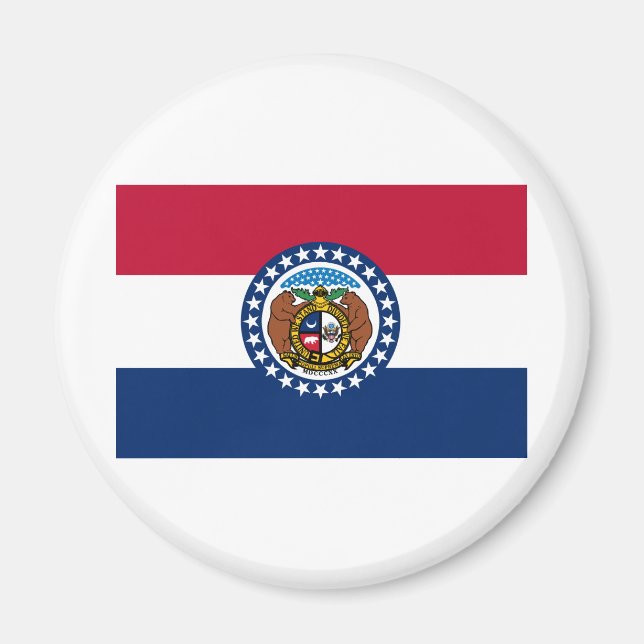 Missouri State Flag Magnet (Front)