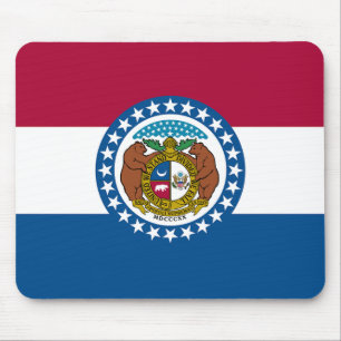 Missouri State Flag Mouse Mat