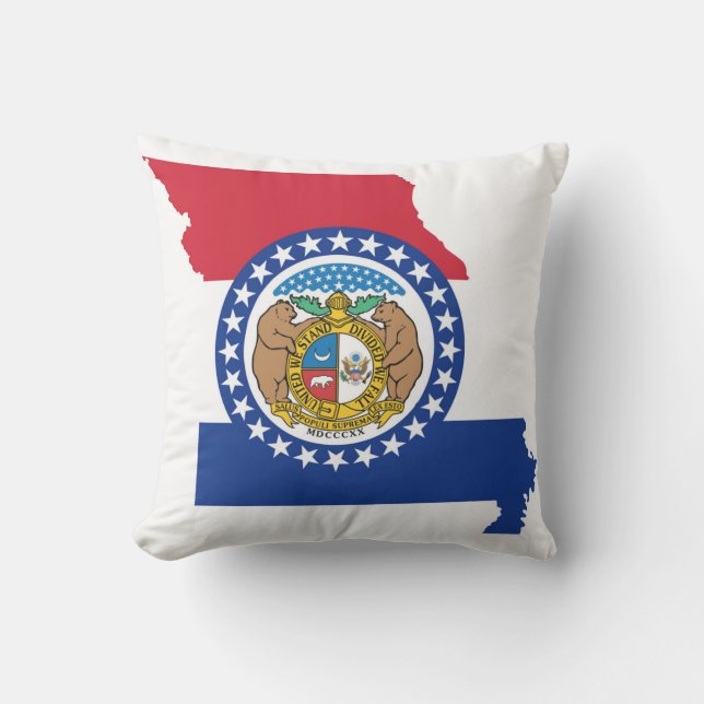 Missouri State Flag Outdoor Cushion (Front)