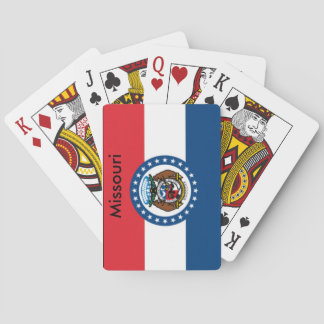 Missouri State Flag Playing Cards
