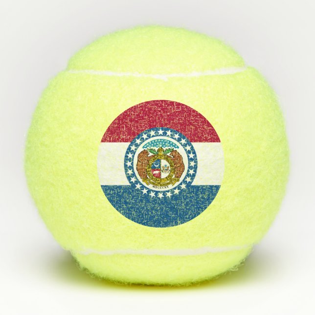 Missouri State Flag Tennis Balls (Front)