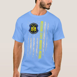 Missouri State Highway Patrol American Flag 1 T-Shirt