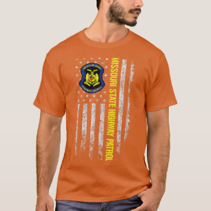 Missouri State Highway Patrol American Flag T-Shirt