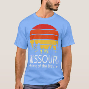 Missouri State Home of the Brave Missouri Love T-Shirt