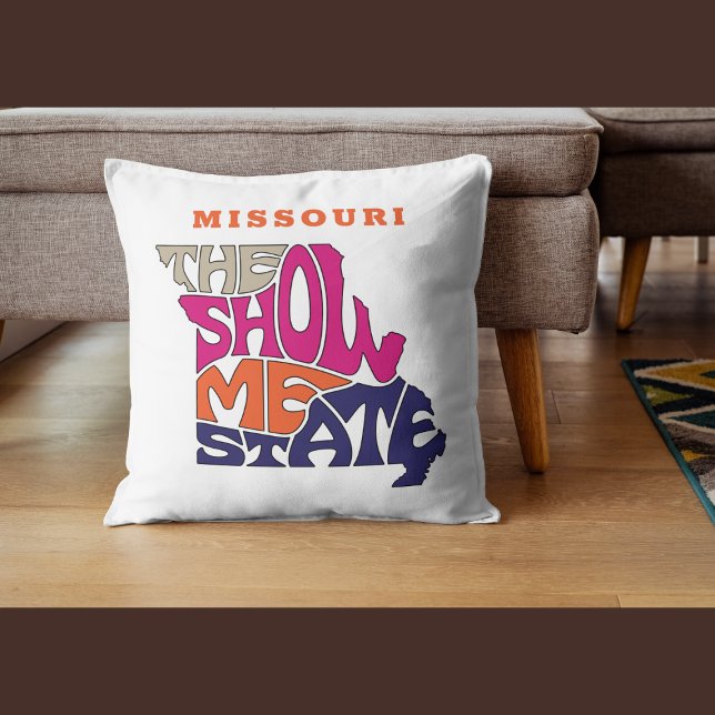 Missouri State Nickname Word Art Cushion (Creator Uploaded)
