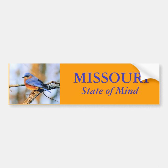MISSOURI, State of Mind Bumper sticker (Front)