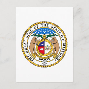 Missouri State Seal Postcard