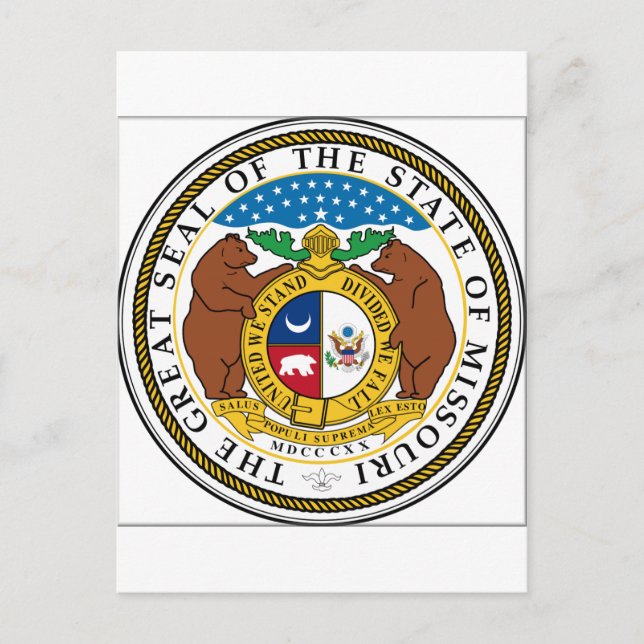 Missouri State Seal Postcard (Front)