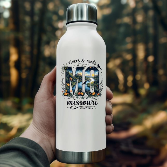 Missouri State Sticker | Rivers & Roots Nature Art (Missouri State Sticker | Rivers & Roots Nature Art by PiggyPrint Stickers. )