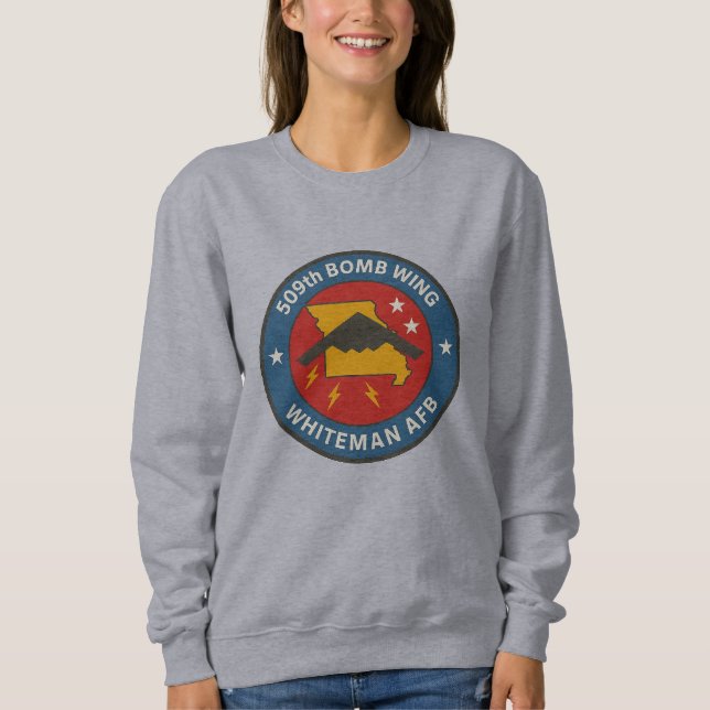 Missouri Stealth Bomber Tribute Patch – Military Sweatshirt (Front)