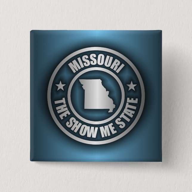 "Missouri Steel (Blue)" Buttons (Front)