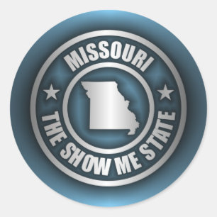 "Missouri Steel (Blue)" Stickers