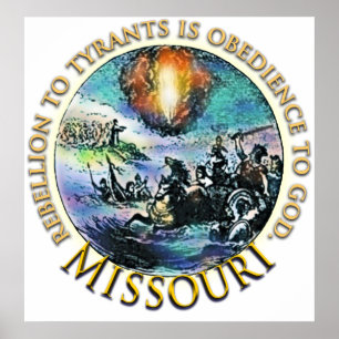 Missouri Tea Party Poster