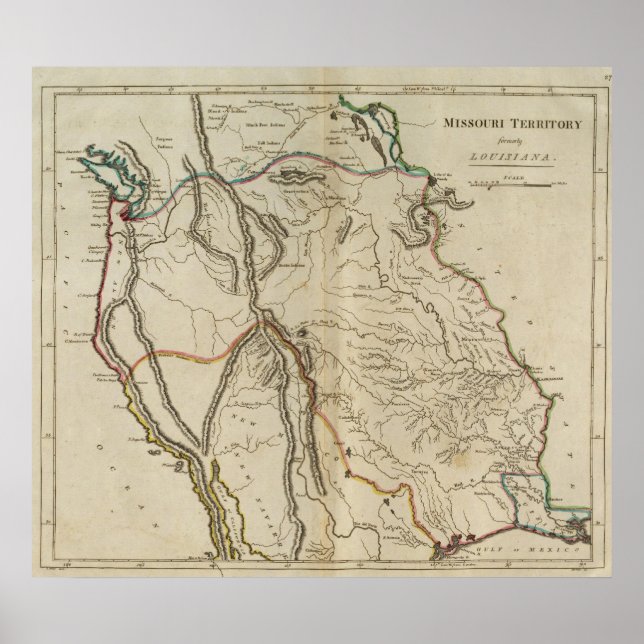 Missouri Territory formerly Louisiana Poster (Front)