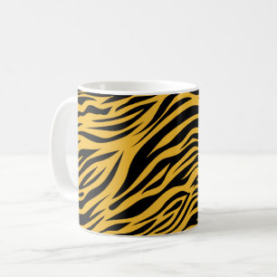 Missouri Tiger Stripes Black and Gold Coffee Mug
