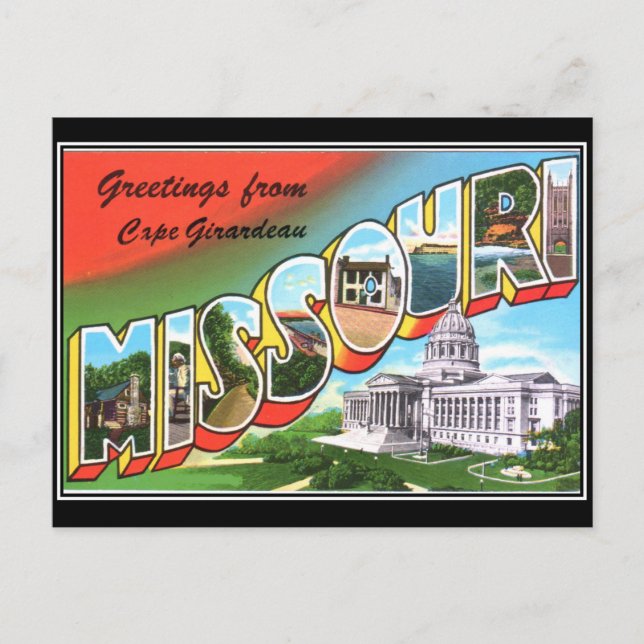 Missouri Vintage Postcard (Front)