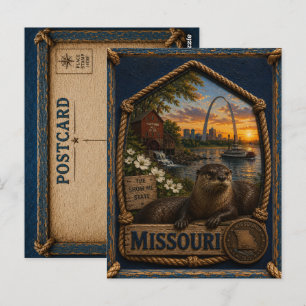 Missouri Vintage Travel Postcard