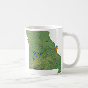 Missourian Flag + Map Mug