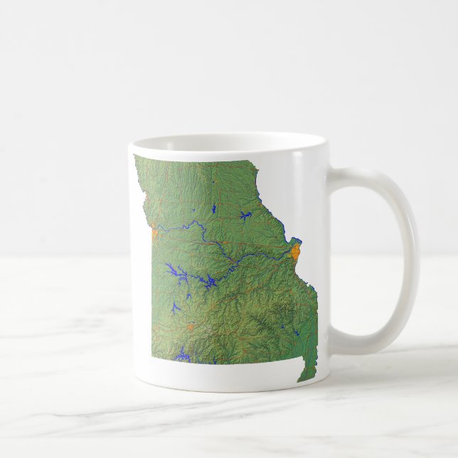 Missourian Flag + Map Mug (Right)
