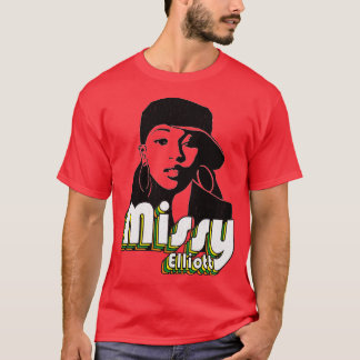 Missy Elliott Vintage Fanart Colour T-Shirt