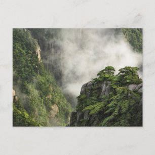 Mist among the peaks and valleys of Grand Canyon Postcard
