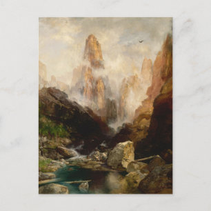 Mist in Kanab Canyon, Utah by Thomas Moran Postcard