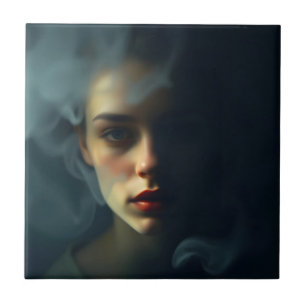 “Mist of Melinoë” – A Spectral Portrait Tile