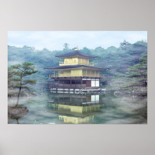 Mist on the Golden Pavilion Poster (Front)